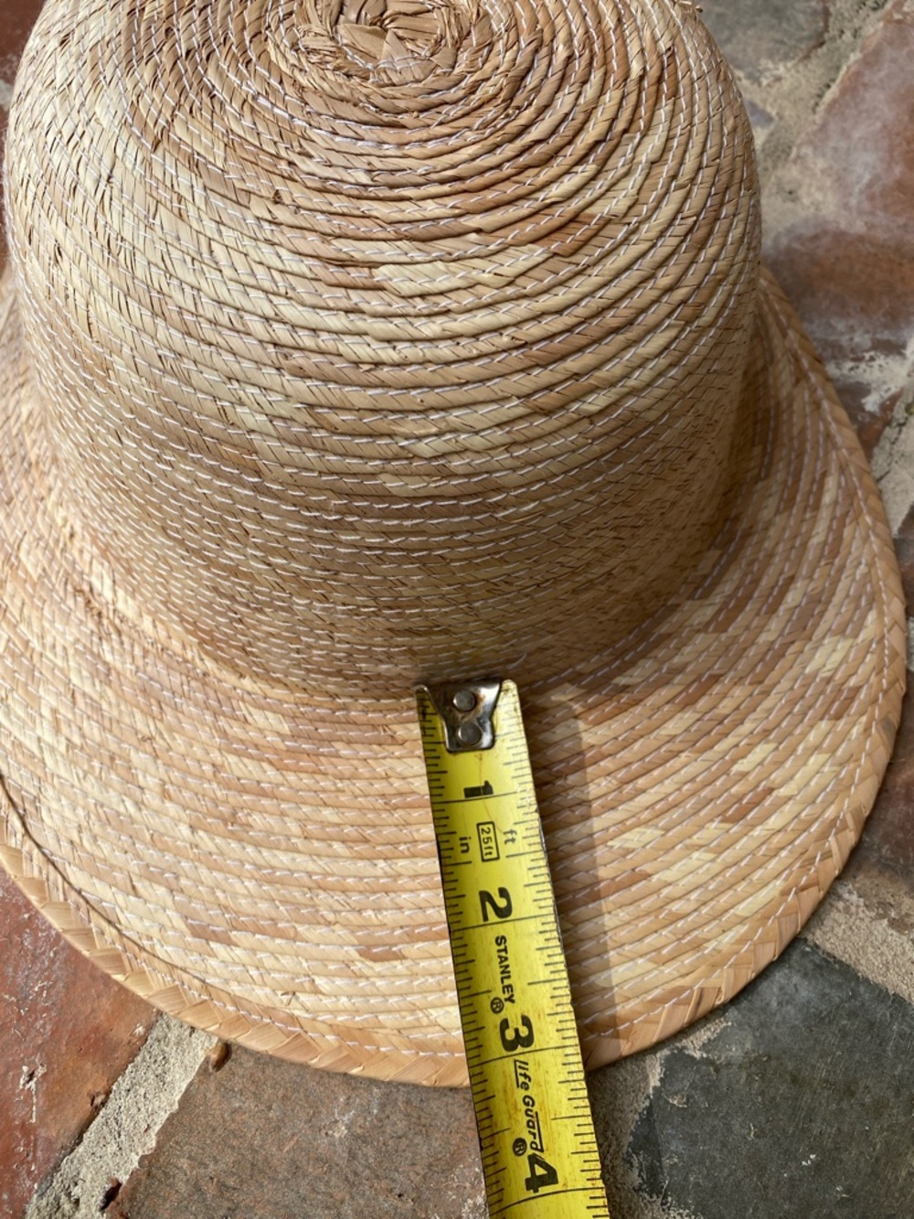 Baseball style straw hat - Picture 8 of 10